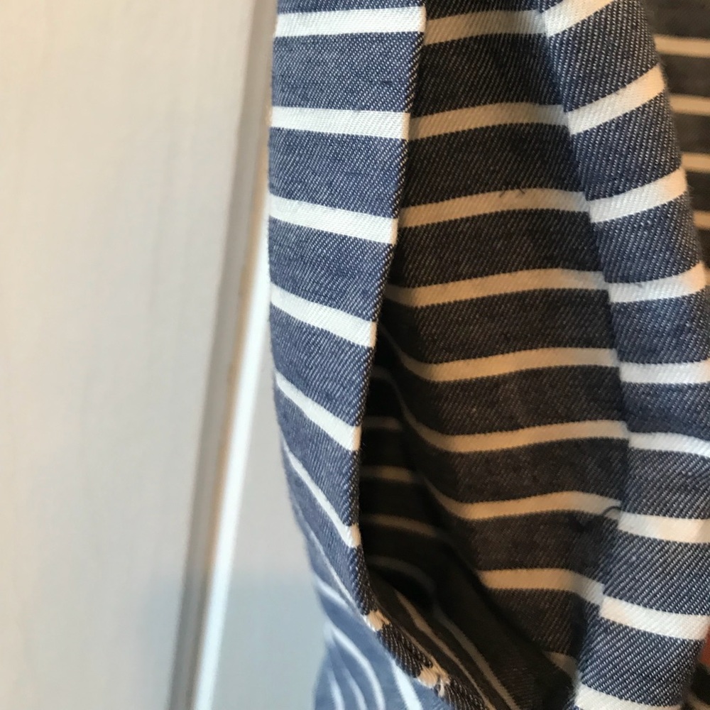 Alex + Alex grey and white striped dress - Picture 4 of 5